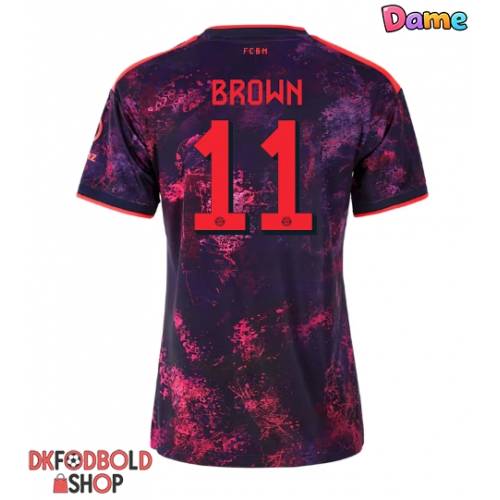 Bayern Munich Nathaniel Brown #11 Tredje trøje Dame 2026-27 Kort ærmer